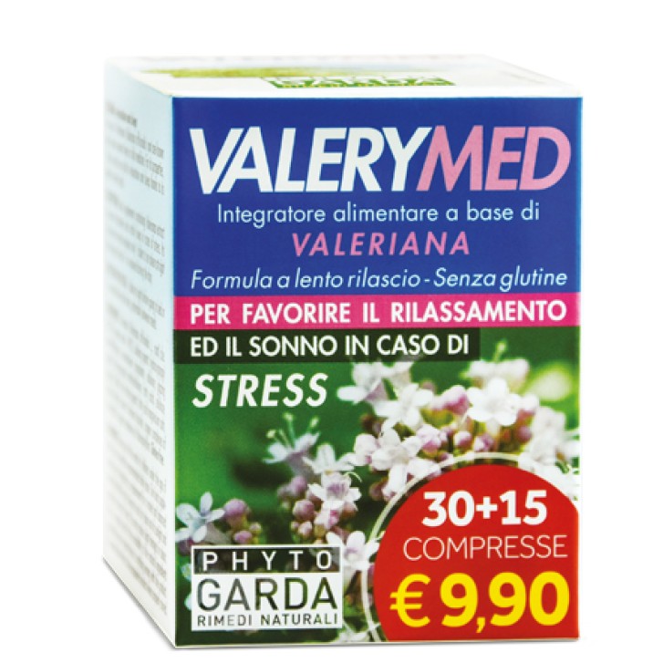 Phyto Garda Valerymed Integratore Valeriana A Rilascio Prolungato 30 + 15 Compresse