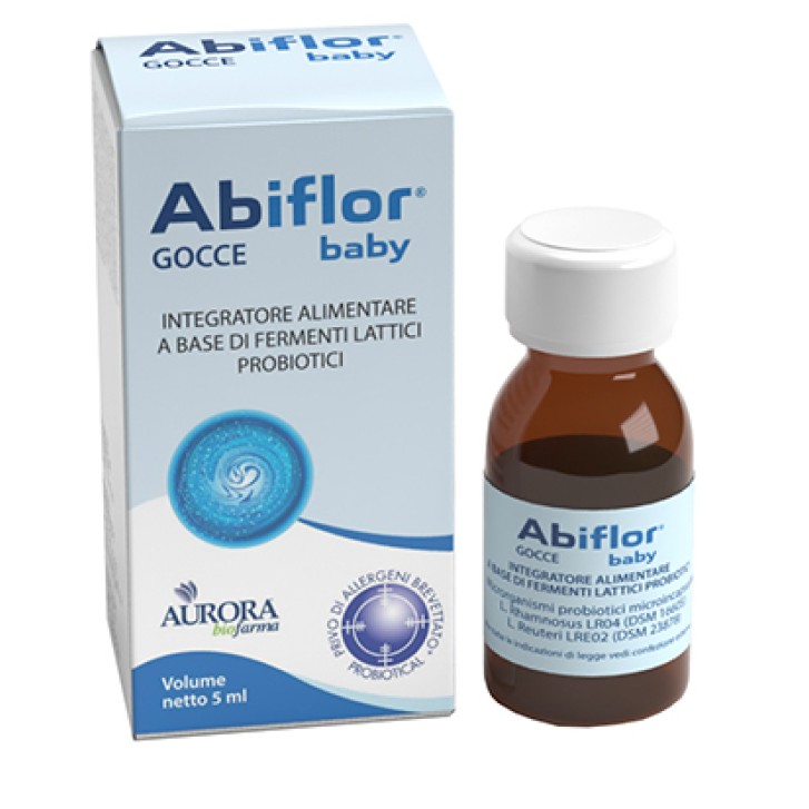 Abiflor Baby Gocce Integratore a base di fermenti lattici 5 Ml