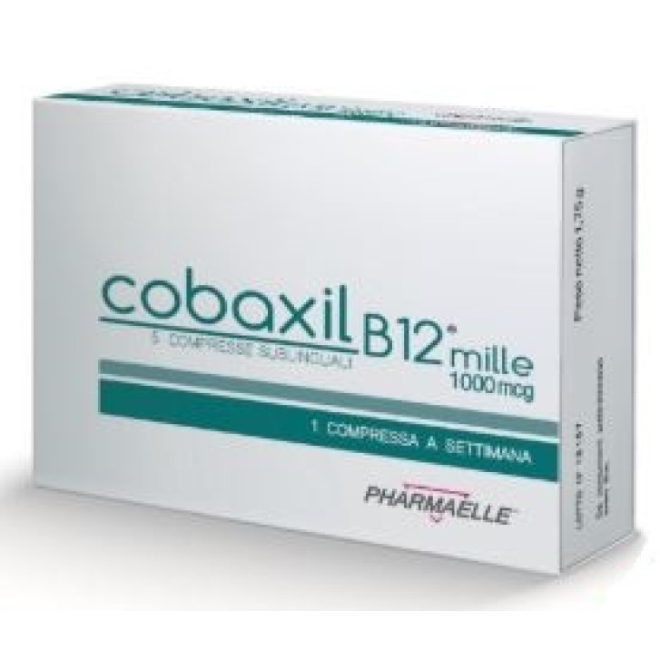 Cobaxil B12 1000 integratore di vitamina B12 - 5 compresse sublinguali