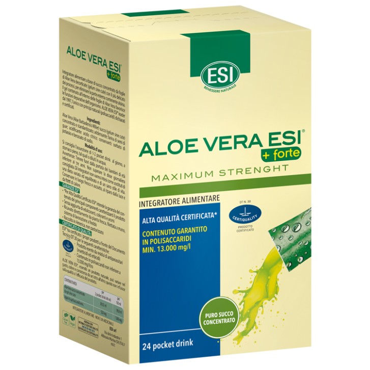 Esi Aloe Vera +Forte succo aloe vera 24 pocket drink