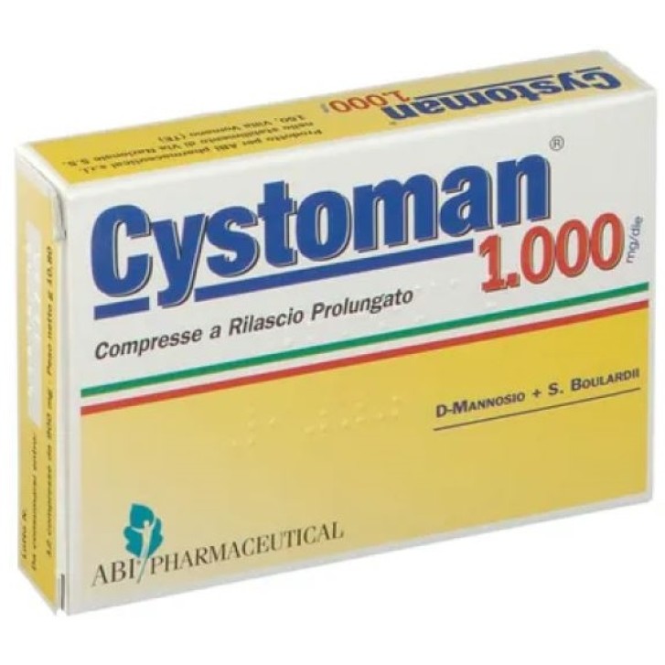 Cystoman 1000 Integratore di fermenti lattici 12 compresse