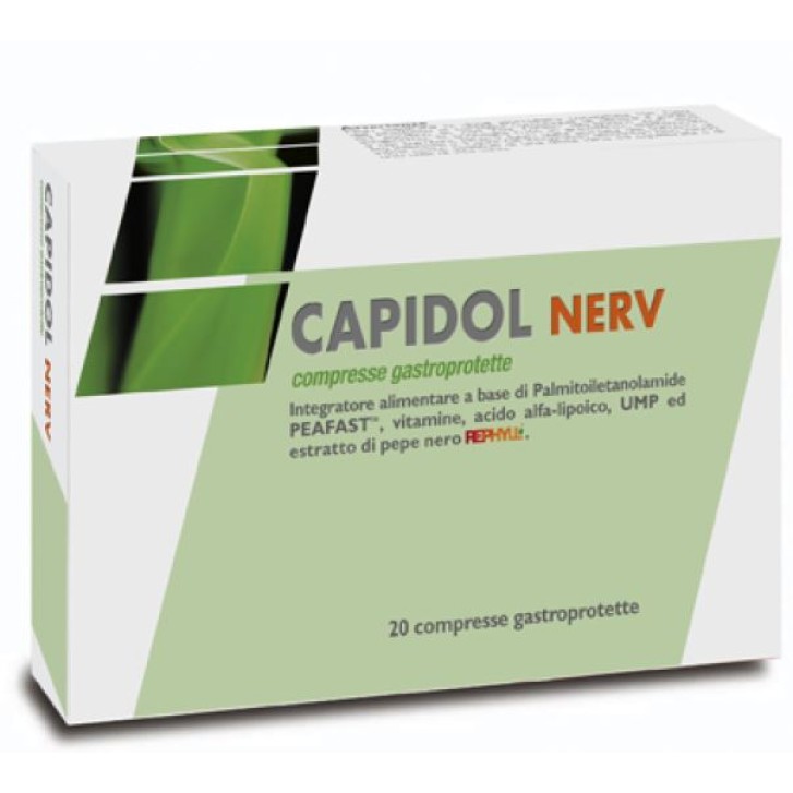 Capidol Nerv Integratore per il sistema nervoso 20 compresse gastroprotette