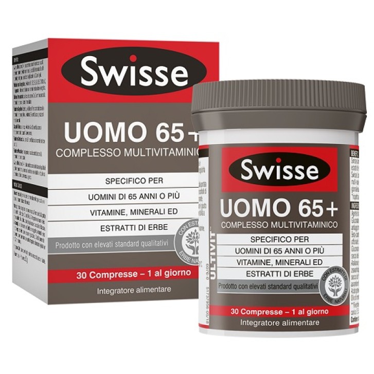 Swisse Uomo 65+ Integratore Multivitaminico 30 Compresse