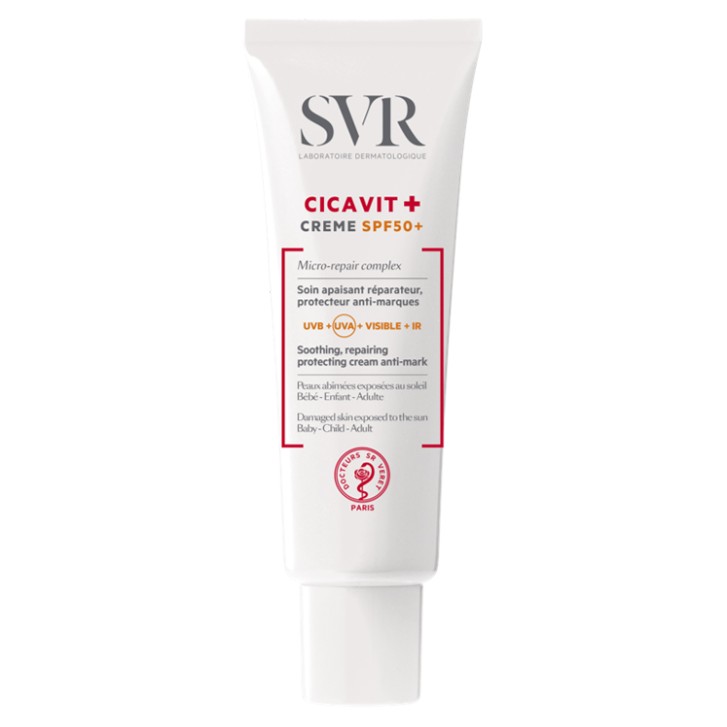 SVR Cicavit+ Crema Lenitiva Riparatrice SPF 50+ 40 ml