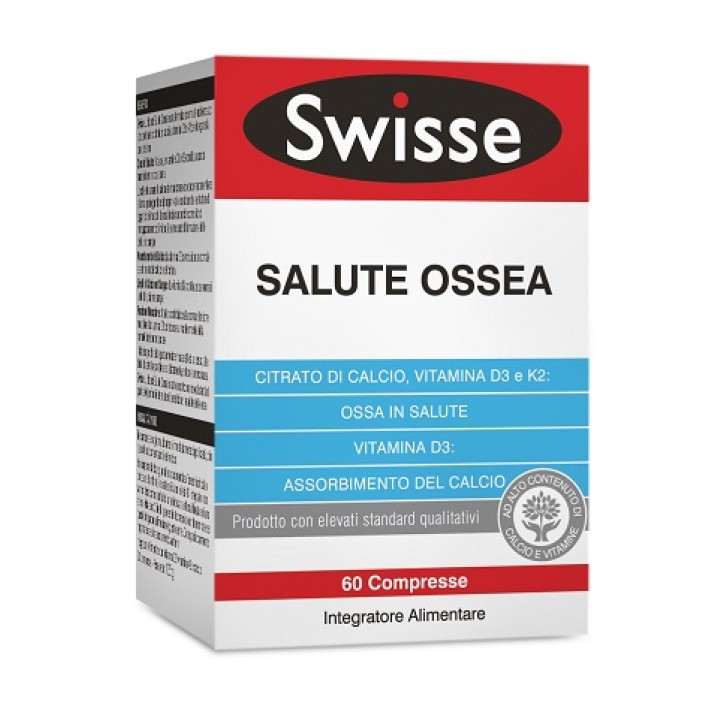 Swisse Salute Ossea Integratore di Calcio 60 Compresse