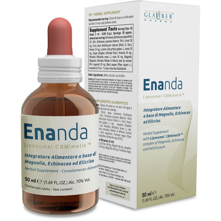 Enanda integratore alimentare per l'ansia 50 ml