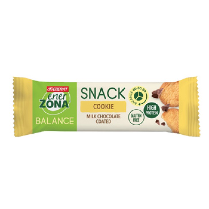 Enervit EnerZona Balance Snack Cookie barretta cioccolato bianco e amarena 33 gr