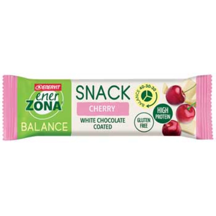 Enervit EnerZona Balance Snack barretta cioccolato bianco e amarena 33 gr