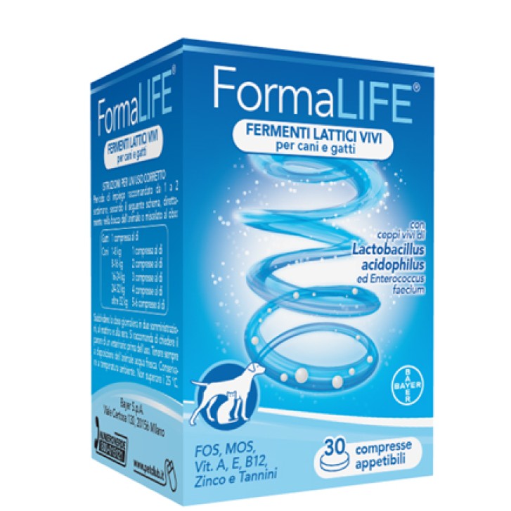 Elanco Formalife fermenti lattici per cani e gatti 30 Compresse