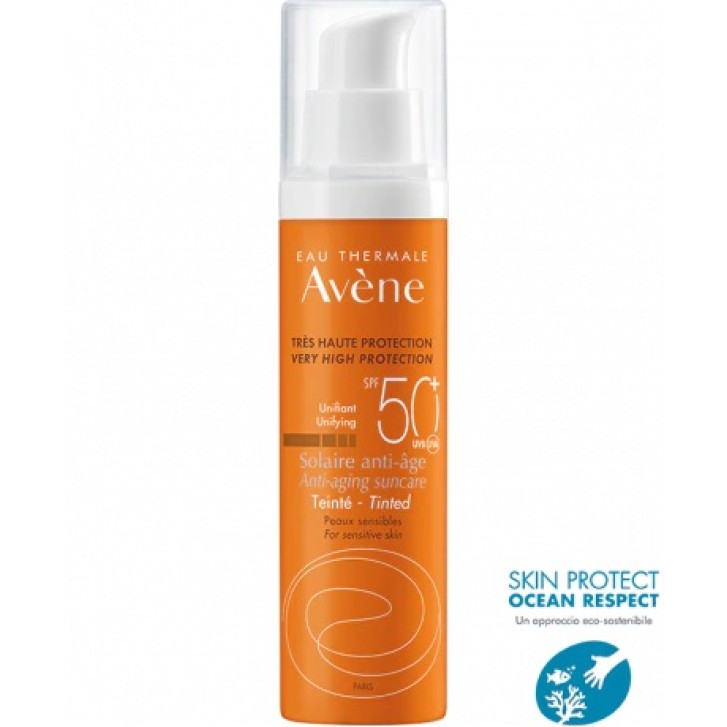 Avne Eau Thermale Crema solare anti-et colorata SPF 50+ 50 ml