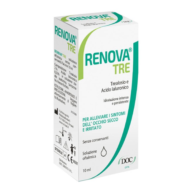 Renova Tre collirio con acido ialuronico 10 ml