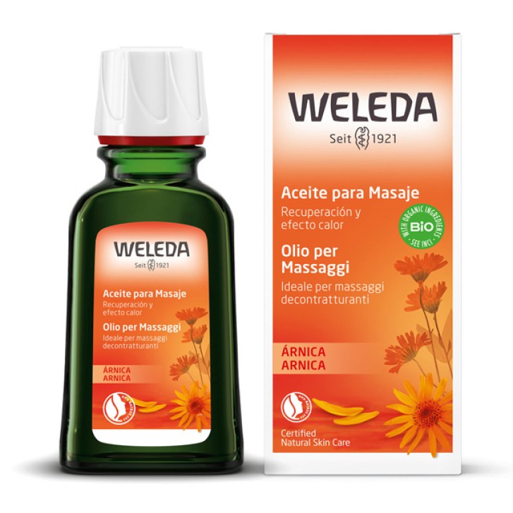 Weleda Olio per Massaggi all'Arnica 50 Ml