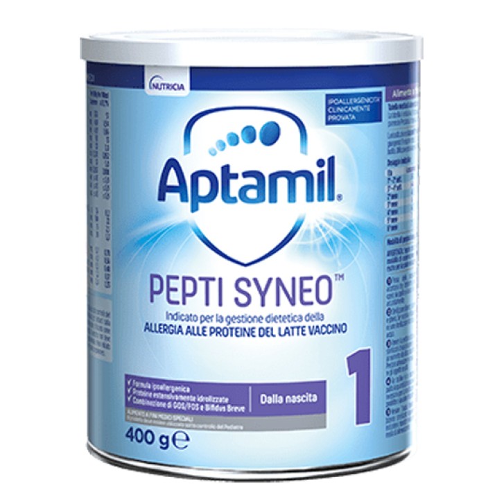 Aptamil 1 Pepti Syneo Latte in polvere per neonati allergici 400 gr