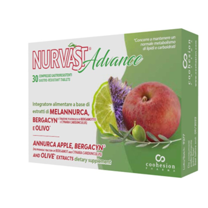 Nurvast Advance Integratore per il colesterolo 30 compresse