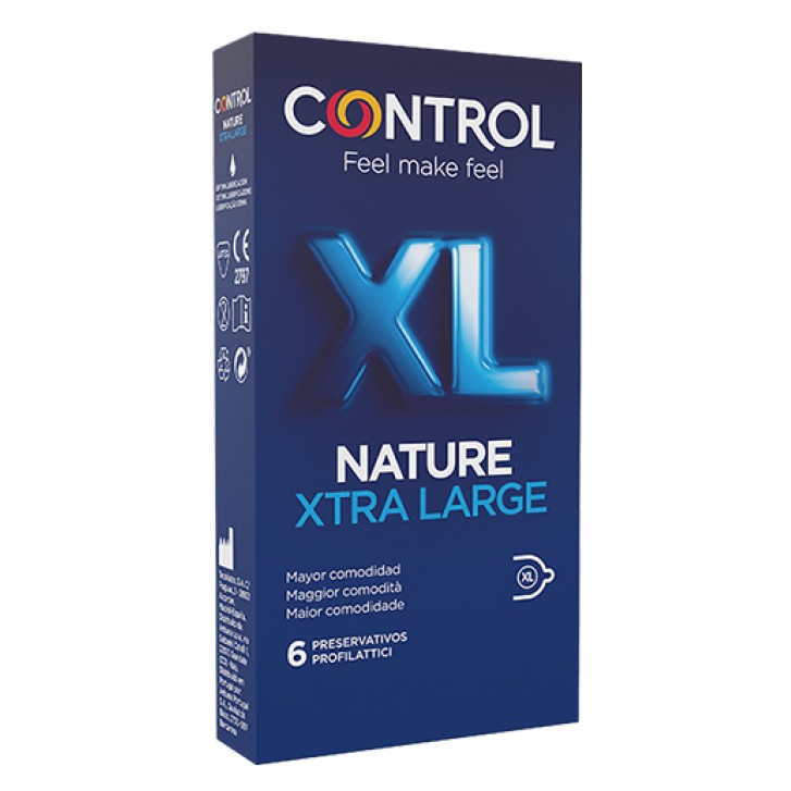 Control New Nature 2.0 Profilattici extra Large 12 pezzi