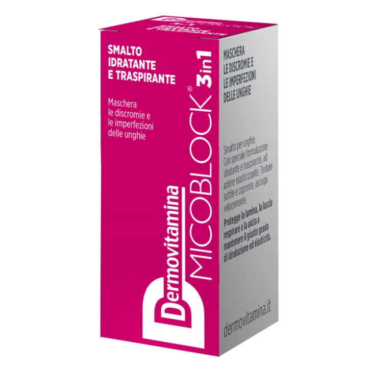 Dermovitamina micoblock 3 in 1 trattamento unghie Fucsia