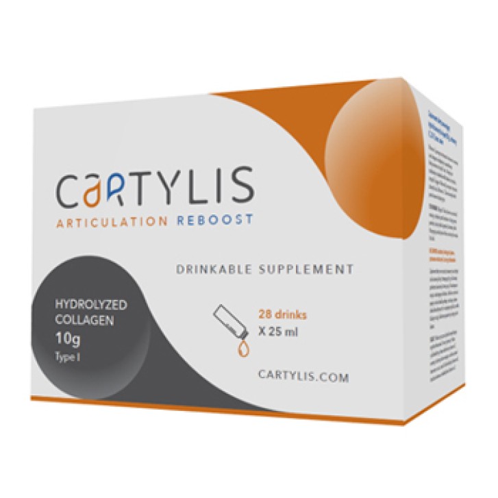 Cartylis Collagene idrolizzato Integratore per la cartilagine 28 fiale da 25 Ml