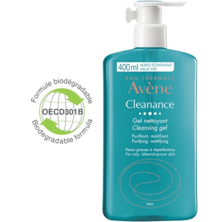 Avne Eau Thermale Clenance Gel Detergente viso e corpo 400 Ml