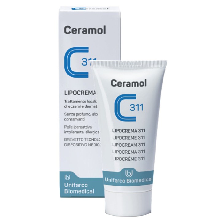 Ceramol lipocrema 311 crema per eczema 50 ml