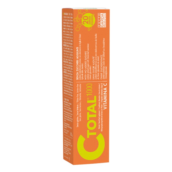 Phyto Garda C Total 1000 Vitamina C 20 Compresse Effervescenti