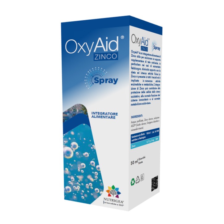 OXYAID ZINCO Integratore alimenatre SPRAY 50 ml