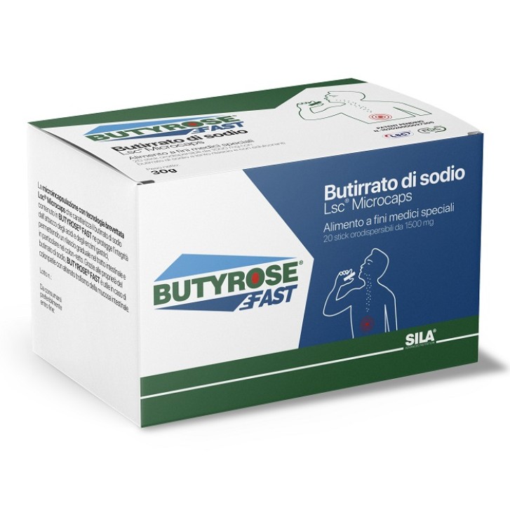 Sila Butyrose Fast alimento a fini medici speciali 20 Stick