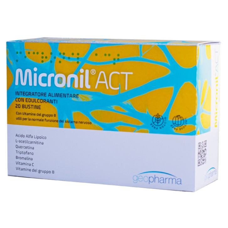 MICRONIL ACT Integratore alimentare 20 bustine