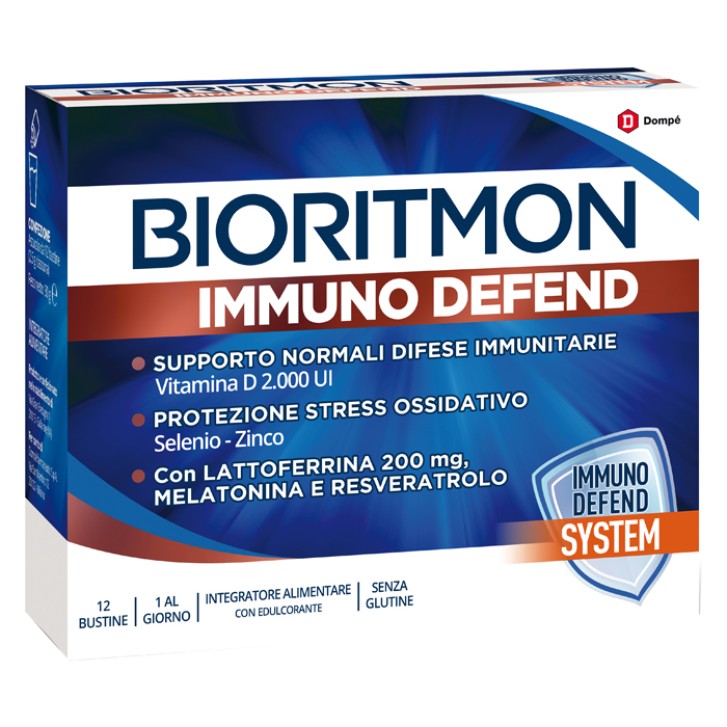 Bioritmon Immuno Defend integratore per le difese immunitarie 12 Bustine