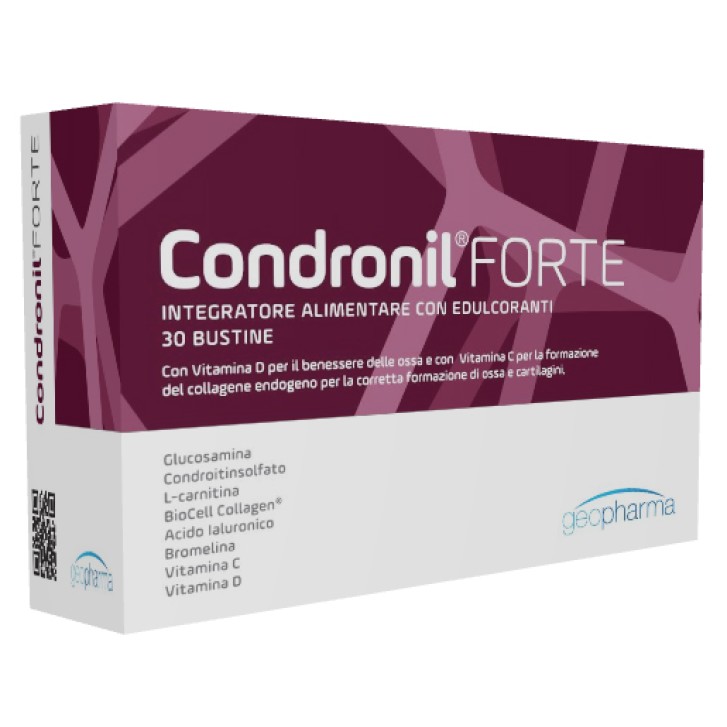 Condronil Forte Integratore alimentare per la cartilagine e le ossa 30 bustine