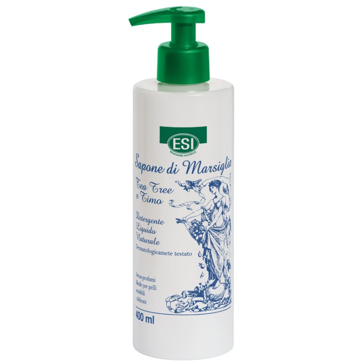 Esi Sapone di Marsiglia liquido Tea Tree e Timo 400 ml