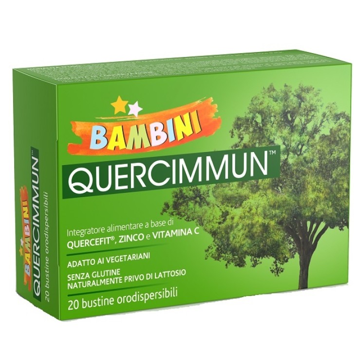 Quercimmun bambini integratore con quercitina  20 bustine orosolubili