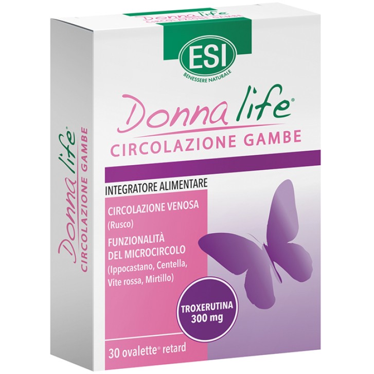 Esi Donna life integratore per la Circolazione gambe 30 ovalette