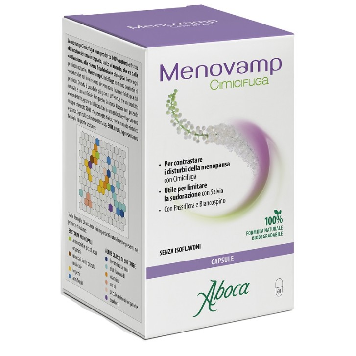 Aboca Menovamp CIMICIFUGA per i disturbi della menopausa 60 capsule