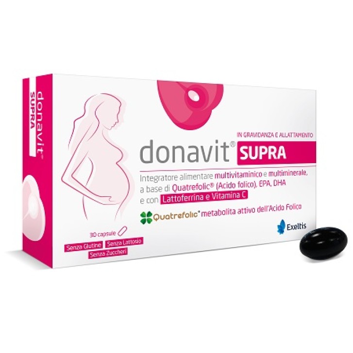 Donavit Supra integratore a base di acido folico 30 capsule