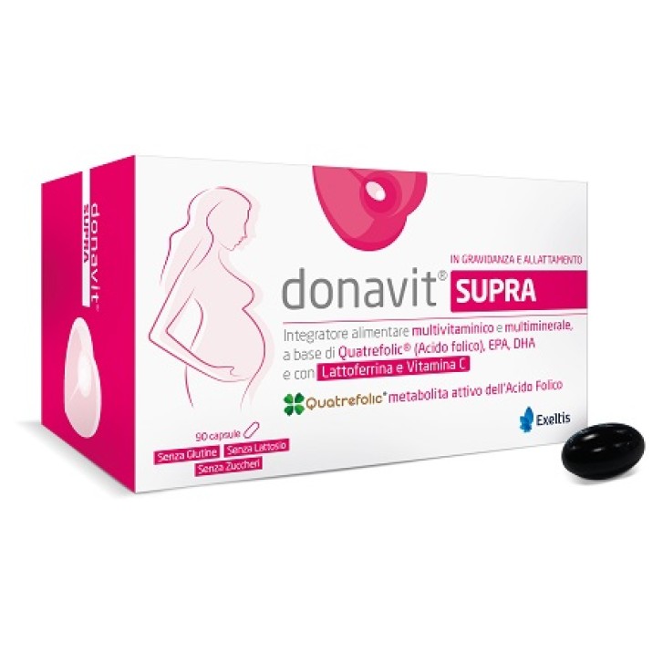 Donavit Supra Integratore a base di acido folico 90 capsule