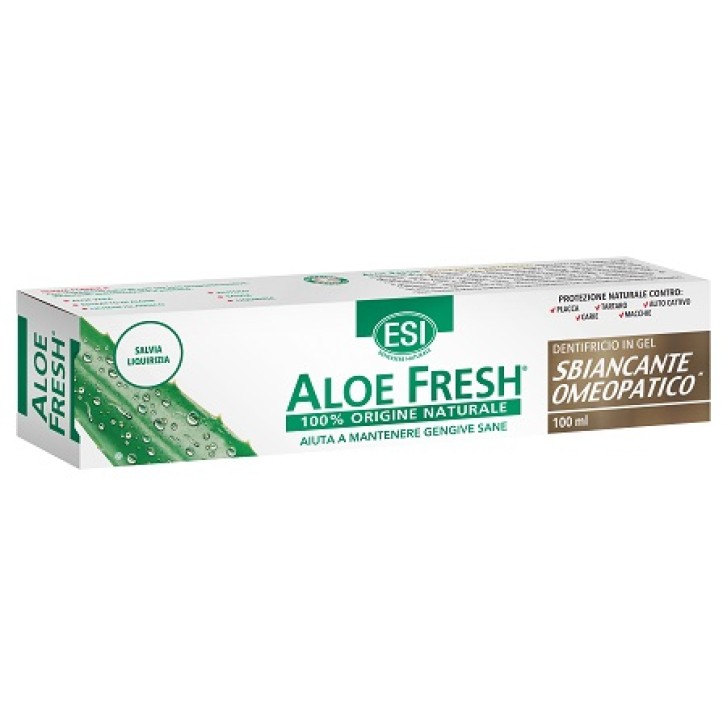 Esi Aloe Fresh Dentifricio Sbiancante omeopatico 100 ml