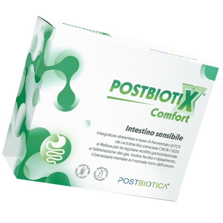 Postbiotix Comfort integratore per l'intestino 20 bustine