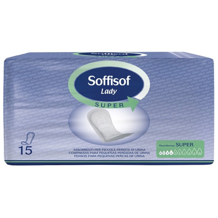 Soffisof Lady Classic super pannolone per incontinenza  15 pezzi