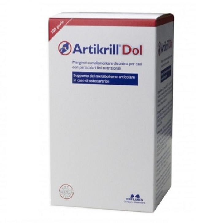 Artikrill Dol Cane Mangime complementare in caso di osteoartrite 200 perle