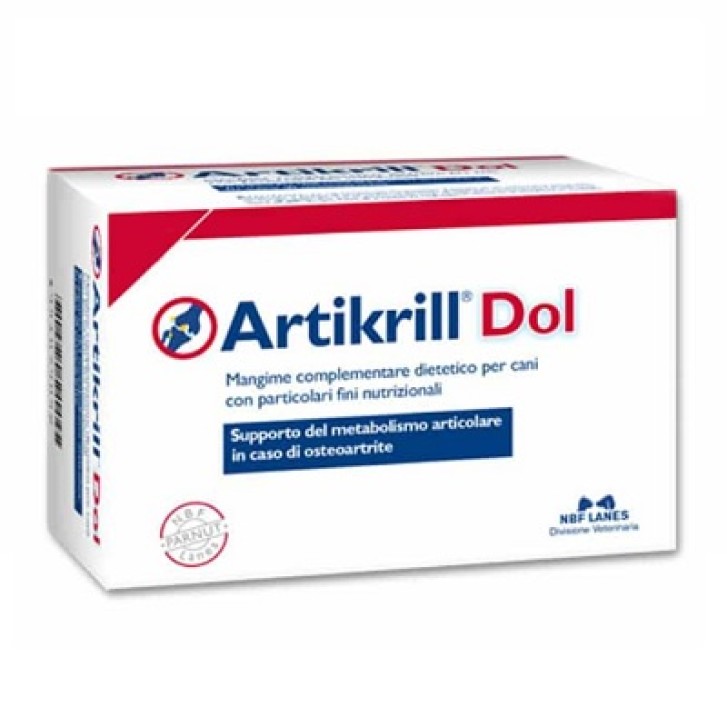 Artikrill Dol Cane mangime complementare con Omega 3 60 perle.