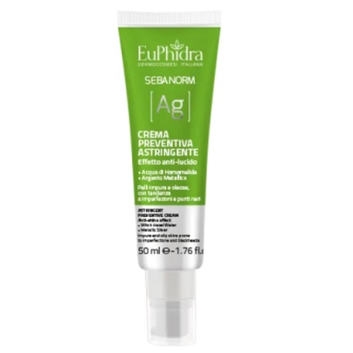 EuPhidra Sebanorm AG crema preventiva astringente anti-acne 50 ml