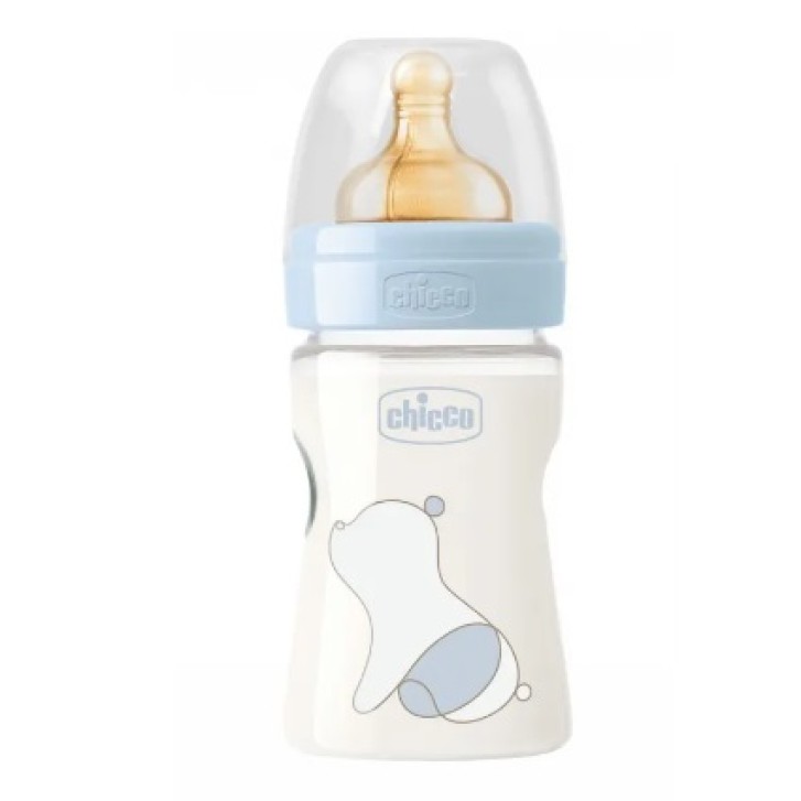 Chicco Biberon Original Touch azzurro tettarella caucci 150 ml