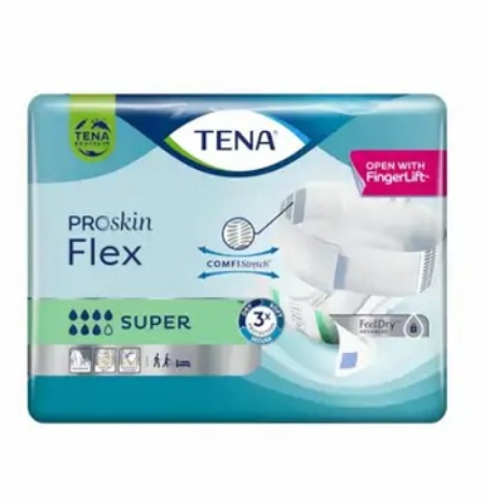 Tena Flex Proskin Super pannolone a cintura per incontinenza taglia XL 30 pezzi