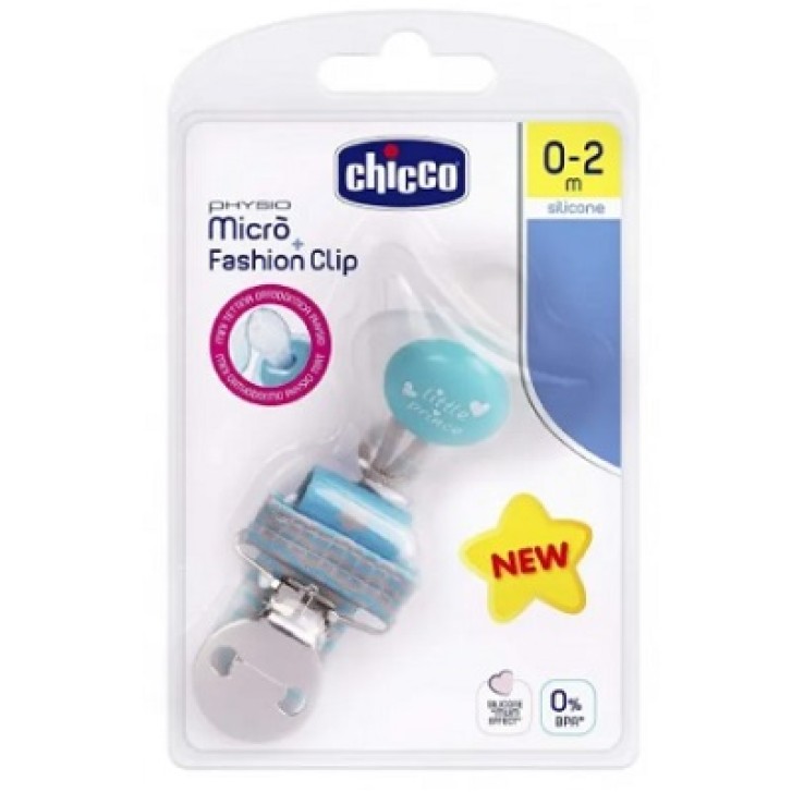 Chicco MICRO succhietto con clip bimbo 0-2 mesi