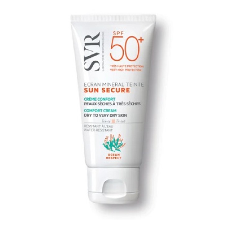 SVR Sun Secure Schermo Minerale Colorato Pelle Secca e Molto Secca SPF 50+ 50 ml