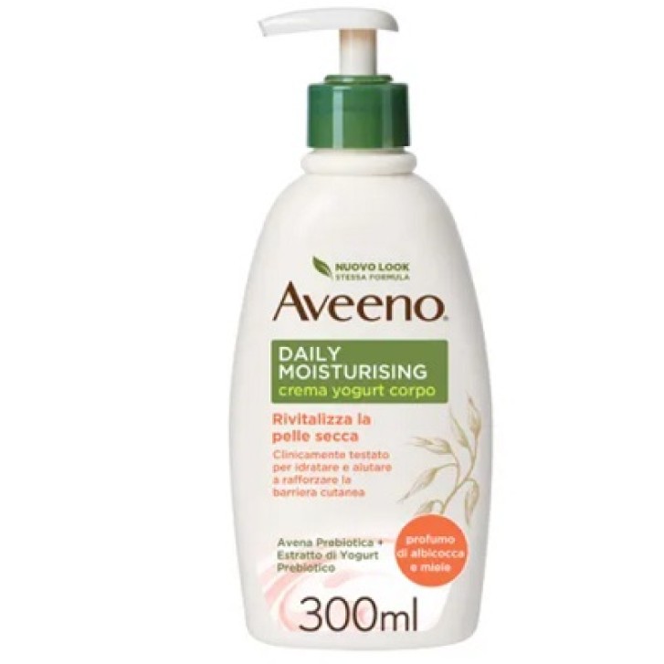 AVEENO CREMA corpo yogourt albicocche & miele 300 ml