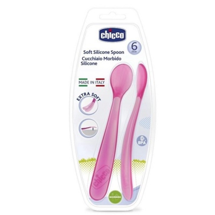 Chicco Cucchiaio in silicone bimba +6 mesi