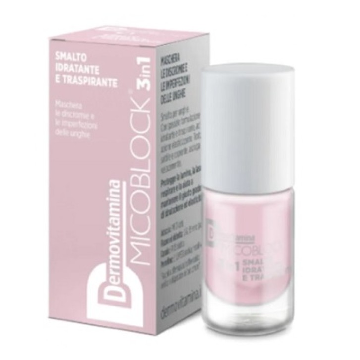 Dermovitamina micoblock 3 in 1 trattamento unghie rosa