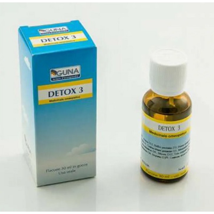 Guna DETOX 3 Connettivo medicinale omeopatico gocce 30 ml