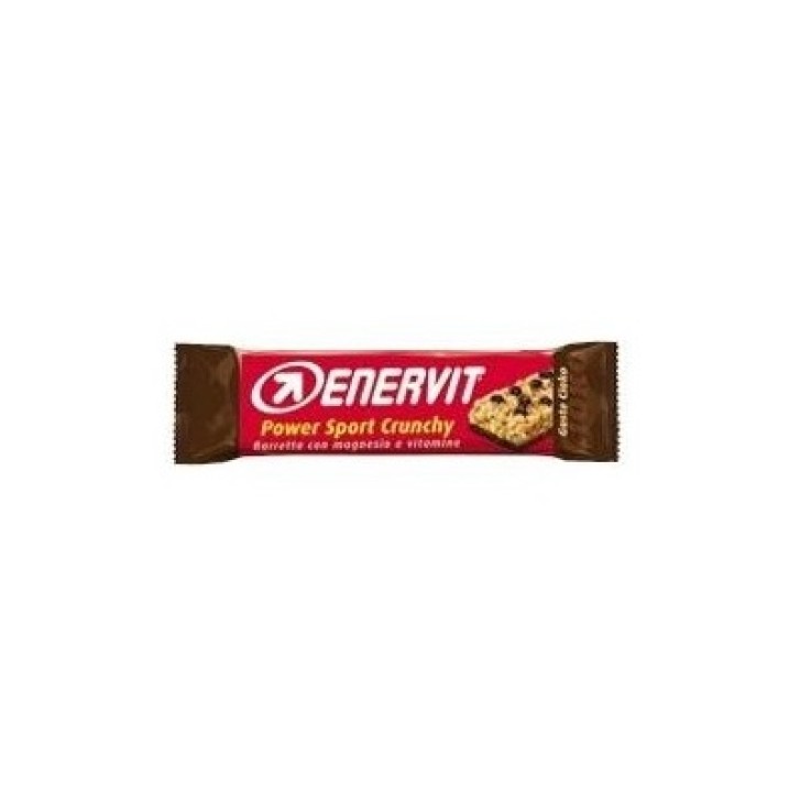 Enervit Power Sport Crunchy Ciok barretta energetica sportiva con Soia e Avena 1 pezzo